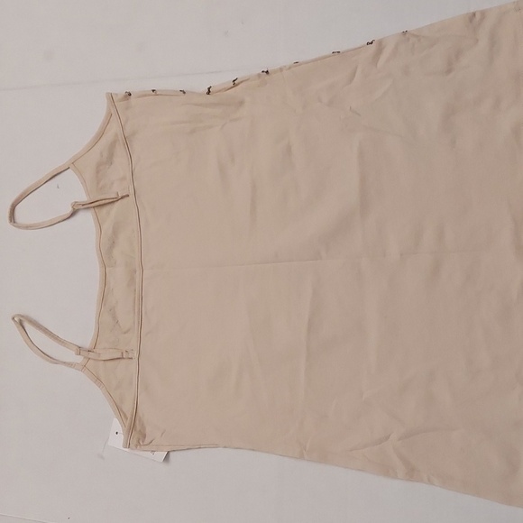 LOFT OUTLET Sequin Beige Tank Top/Camisole sz M NWT - Picture 6 of 8